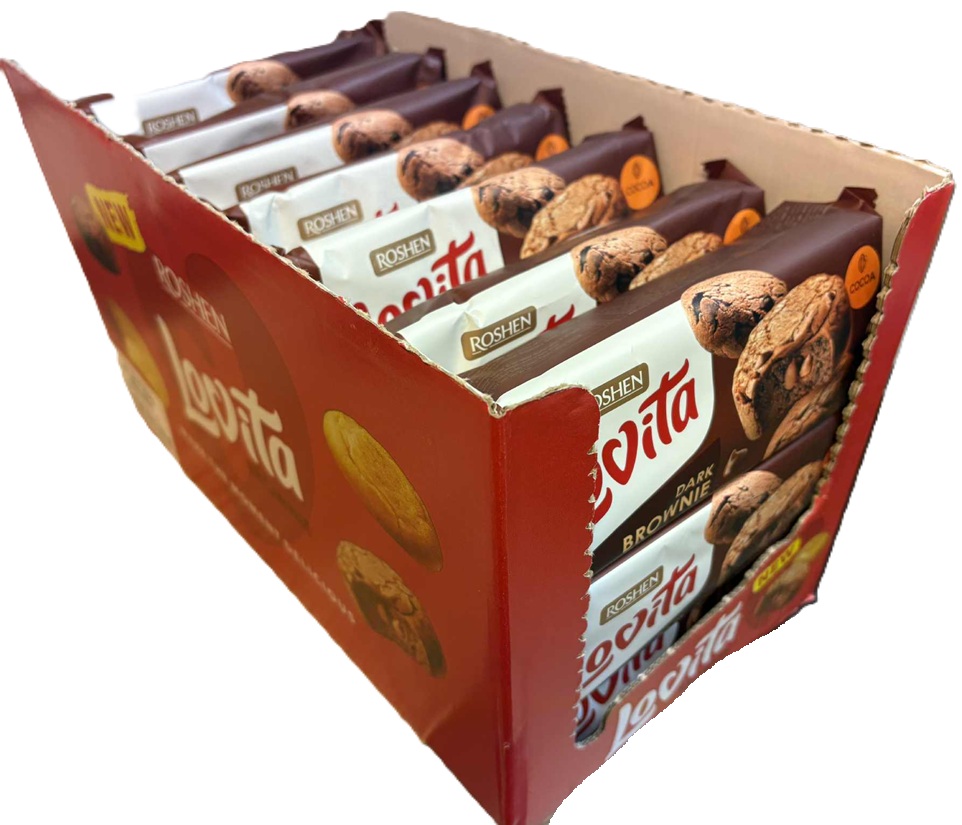 Roshen Lovita Brownie s kakaem DARK 152g karton